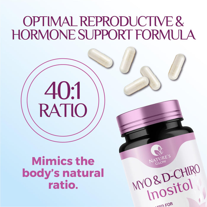 Myo-Inositol & D-Chiro Inositol 1025mg – 120 Capsules