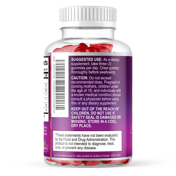 Fiber Gummies – 120 Gummies