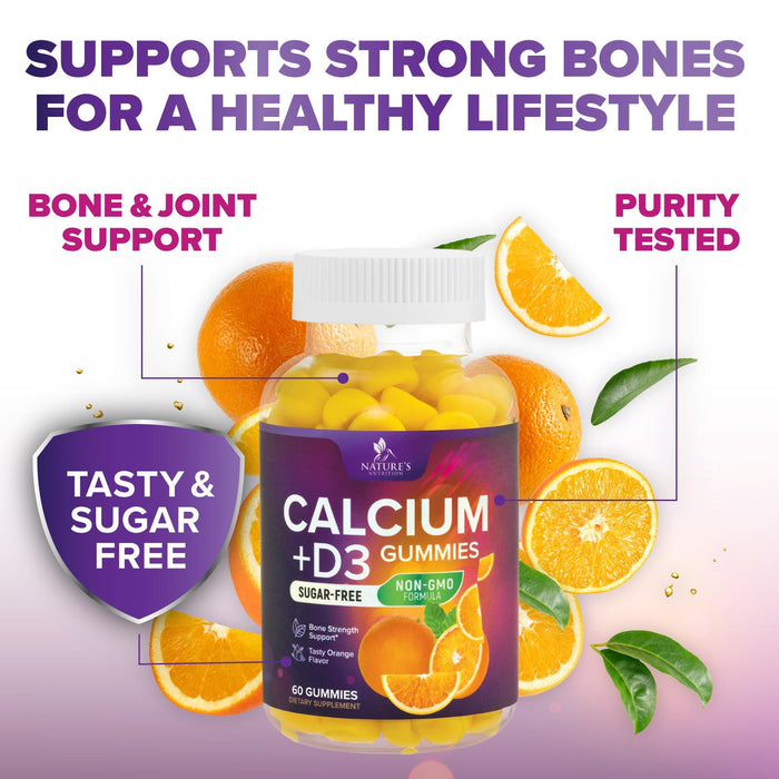 Chewable Calcium – 400 IU – 60 Gummies