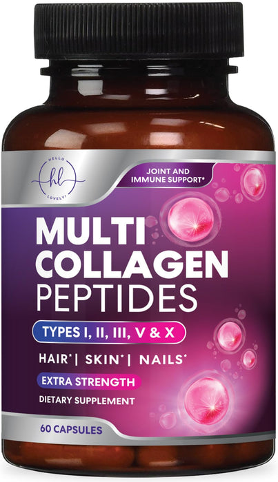 Multi Collagen Peptides – 60 Capsules