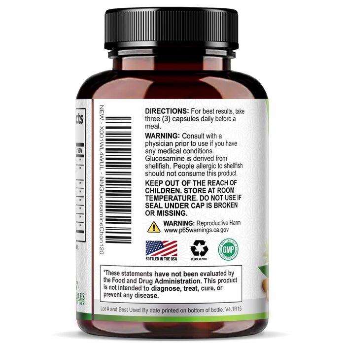Glucosamine Chondroitin MSM 2100mg Complex – 120 Capsules