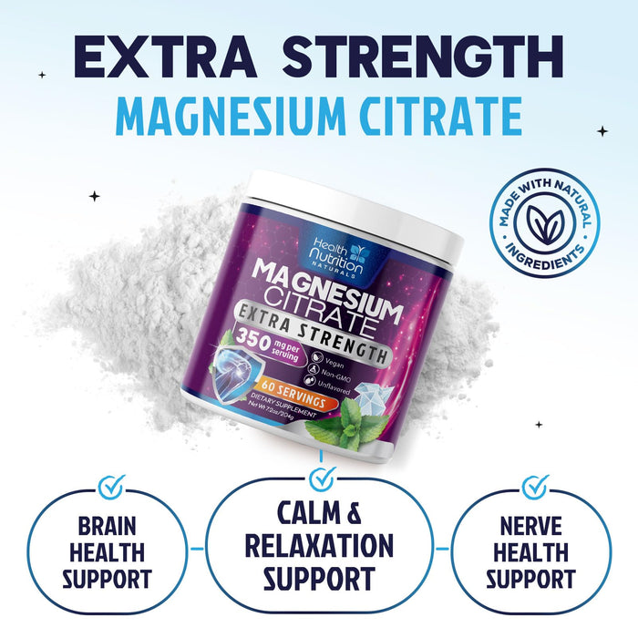 Magnesium Powder – 60 Servings