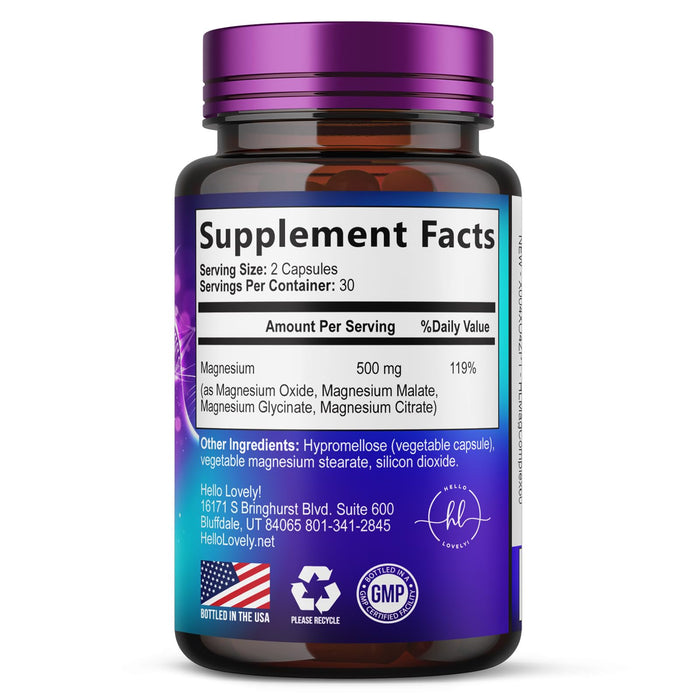 Magnesium Complex 500 mg – 60 Capsules