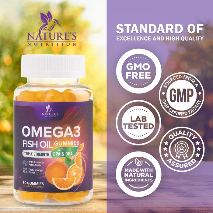 Omega-3 Gummies – 60 Count
