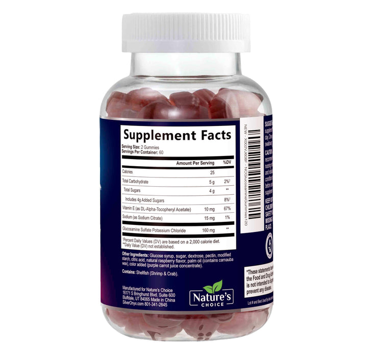 Joint Support Gummies Glucosamine Gummy with Vitamin E – 120 Gummies