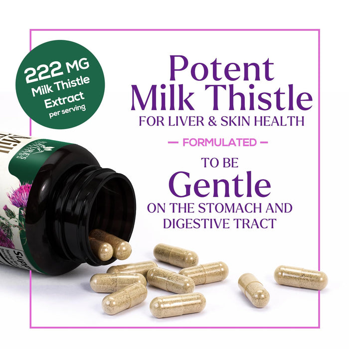 Milk Thistle Extract – 1000mg – 120 Capsules