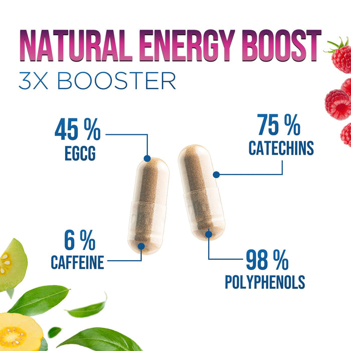 Green Tea Extract Capsules with EGCG – 1300mg – 60 Capsules