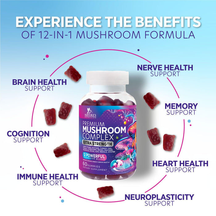 Mushroom Gummies – 120 Gummies