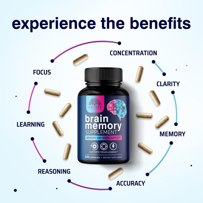 Brain Memory – 240 Capsules