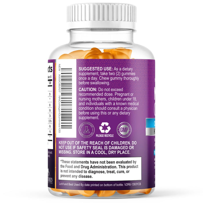 Collagen Gummies for Women with Vitamin C – 120 Gummies