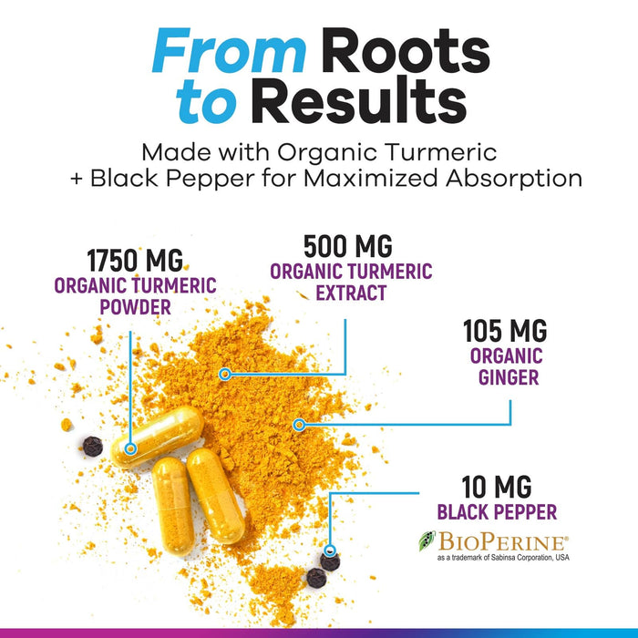 Turmeric Curcumin 2350mg – 240 Capsules