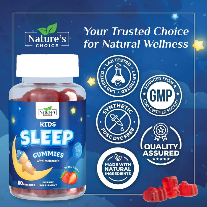 Kids Sleep Gummies 2mg – 60 Gummies
