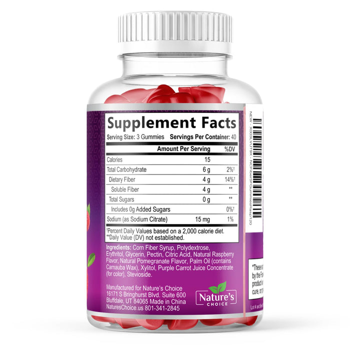 Fiber Gummies – 120 Gummies