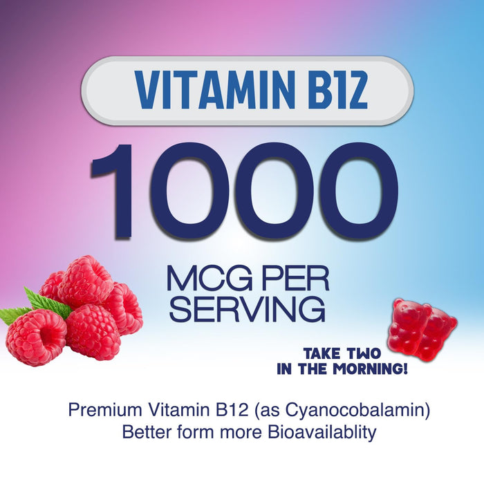 Energy Gummies 1000 mcg Vitamin B12 – 60 Chews