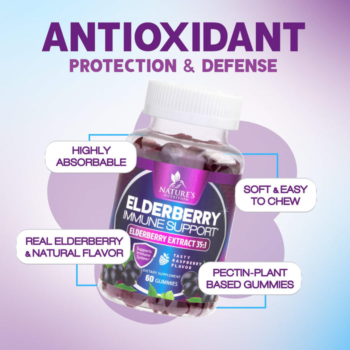 Elderberry – 4200mg – 60 Gummies