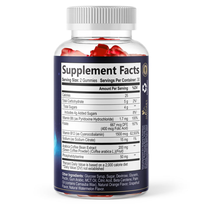 Brain & Focus Nootropic Formula – 60 Gummies