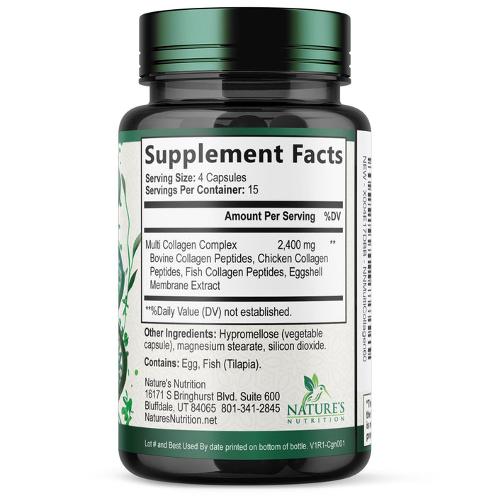 Multi Collagen Peptides 2400 mg – 60 Capsules