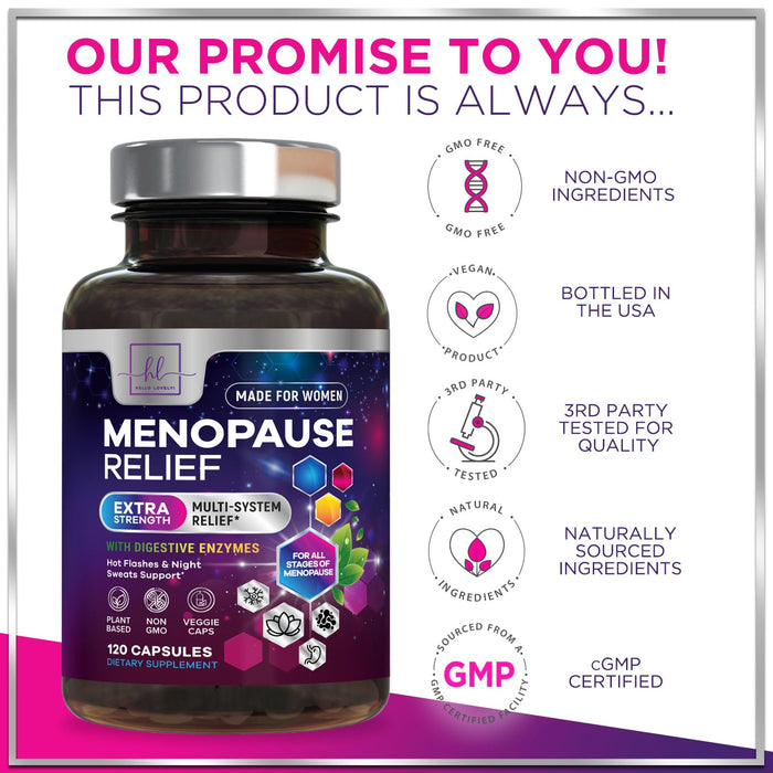 Menopause for Women – 8 Billion CFU – 120 Capsules