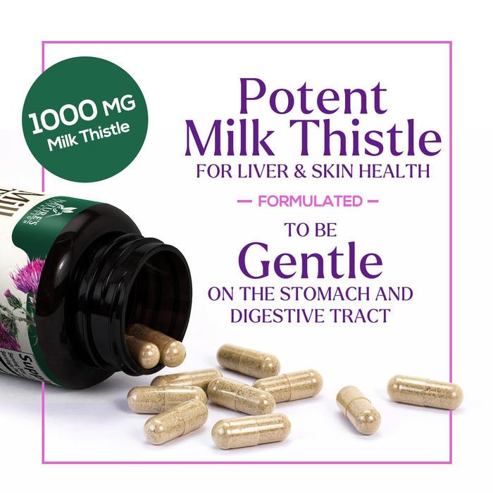 Milk Thistle Extract – 1000mg – 60 Capsules