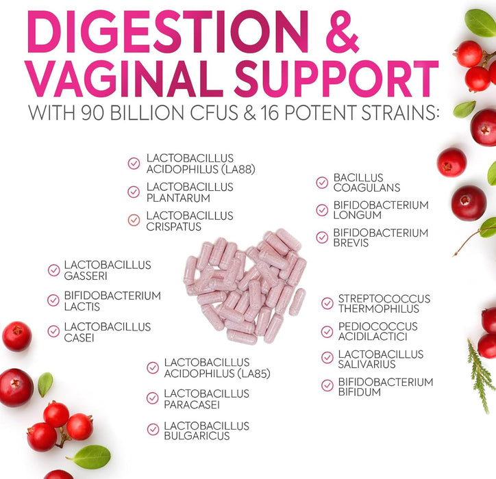 Nature's Glow NGL - Probiotics for Women, Probiotic with 50 Billion CFU, Multi Strains
