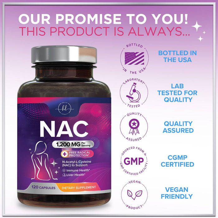 NAC – 1200mg – 120 Capsules