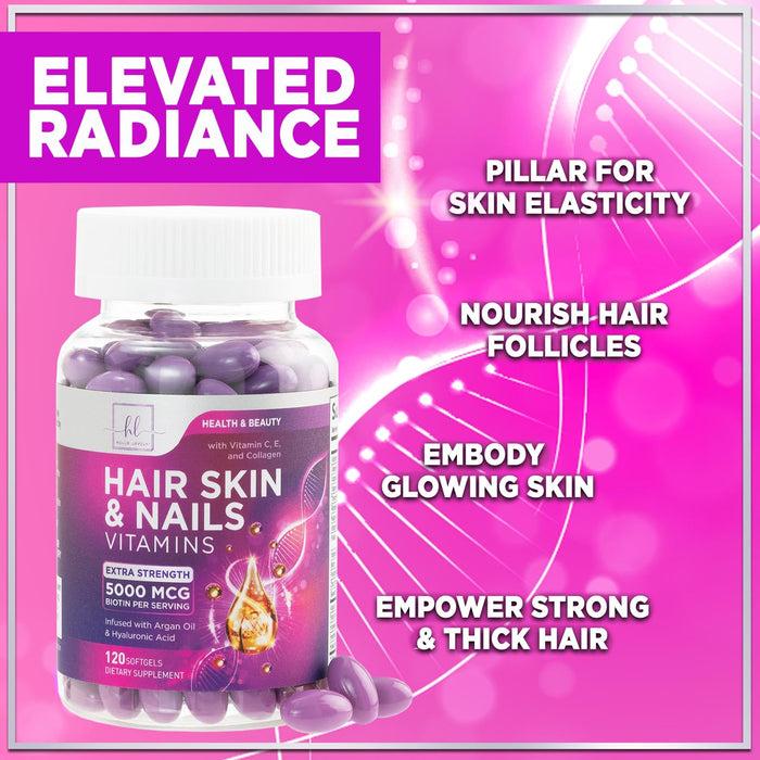 Hair – 5000mcg – 120 Softgels