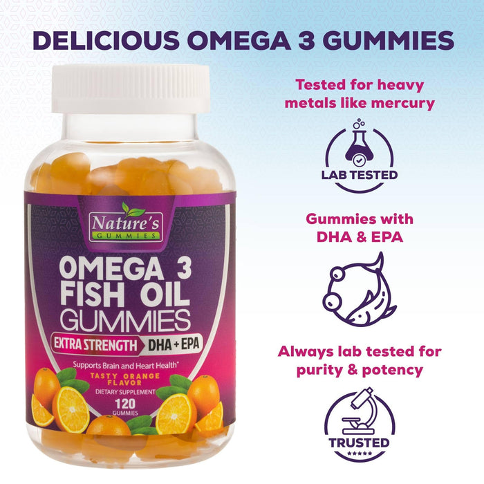 Omega-3 Fish Oil – 120 Gummies