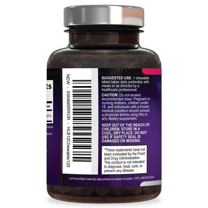 B 12 Vitamin Chewables 1000 mcg – 120 Chewables