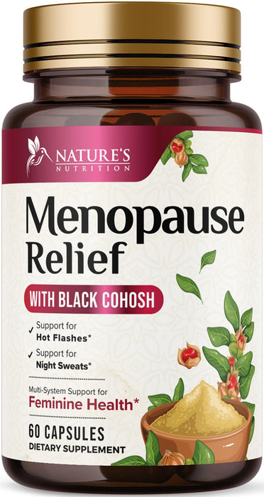 Menopause for Women with Black Cohosh – 60 Capsules
