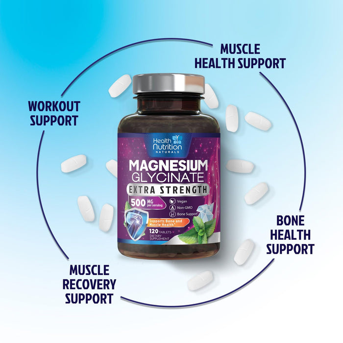 Magnesium Glycinate 250mg – 120 Tablets