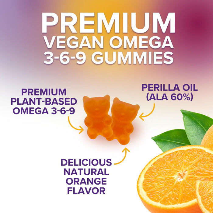 Omega-3 6 9 Vegan Gummies – 120 Gummies
