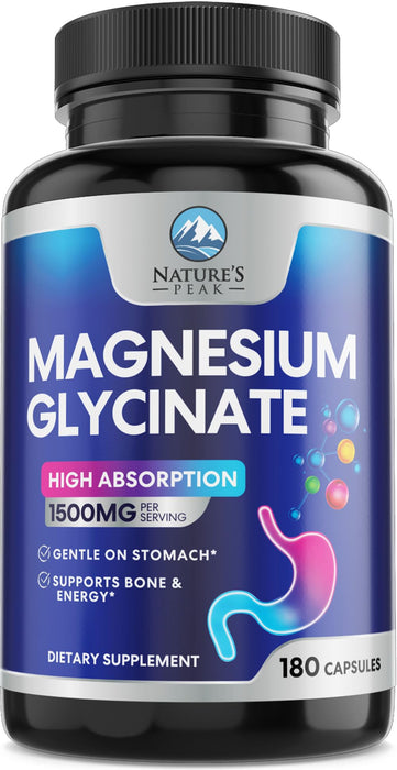 Magnesium Glycinate Chelated – 180 Tablets