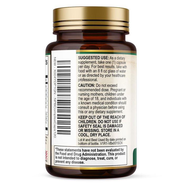 B Complex Vitamin 1000mcg – 120 Capsules