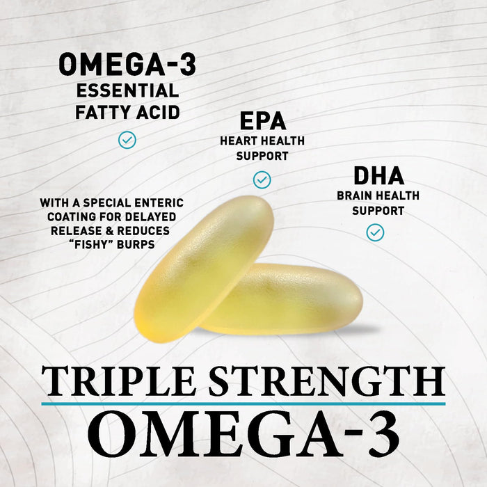 Omega-3 Fish Oil – 1200mg – 120 Softgels