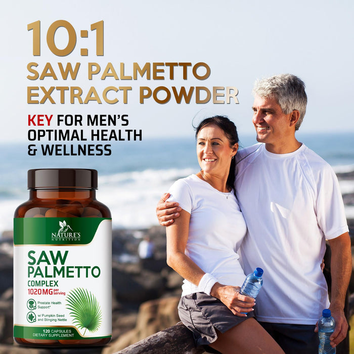 Saw Palmetto for Men 1000MG Prostate Health – 120 Capsules