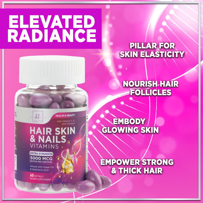 Hair – 5000mcg – 60 Softgels