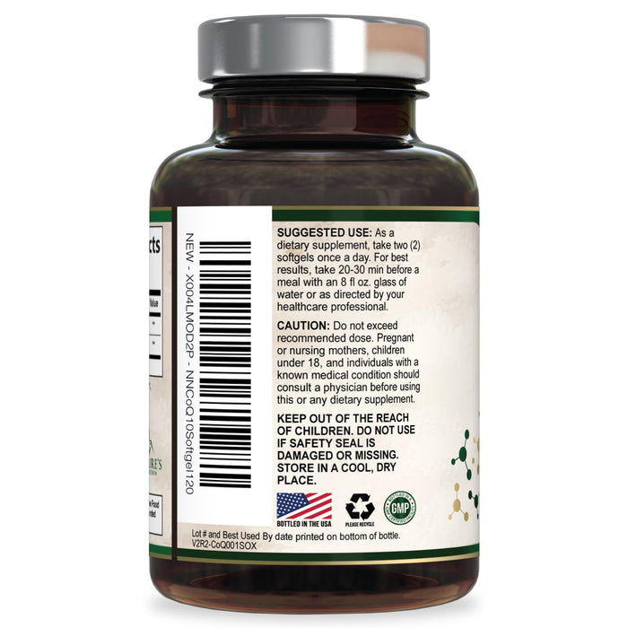 CoQ10 200mg Softgels – 120 Softgels
