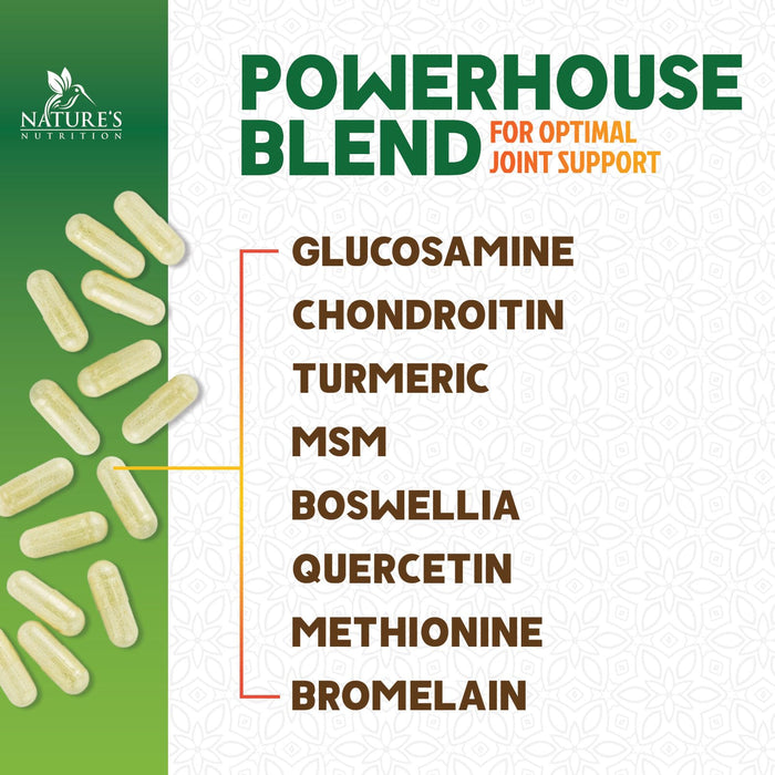 Glucosamine Chondroitin MSM 2100mg Complex – 120 Capsules