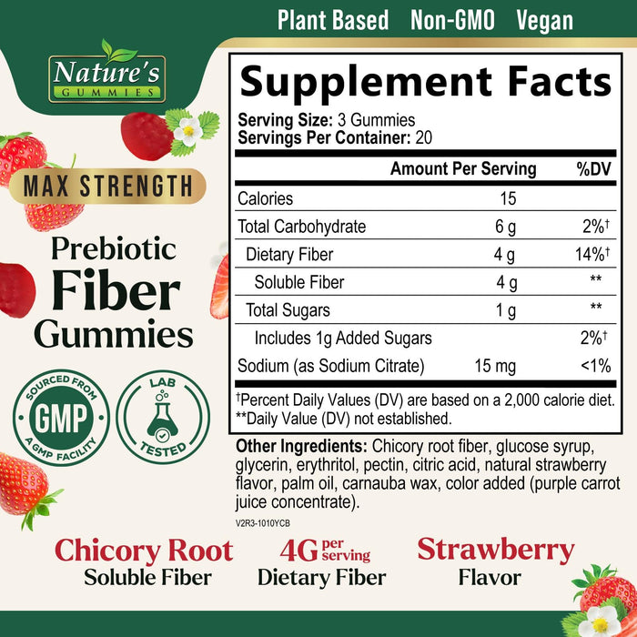 Fiber Gummies – 60 Gummies