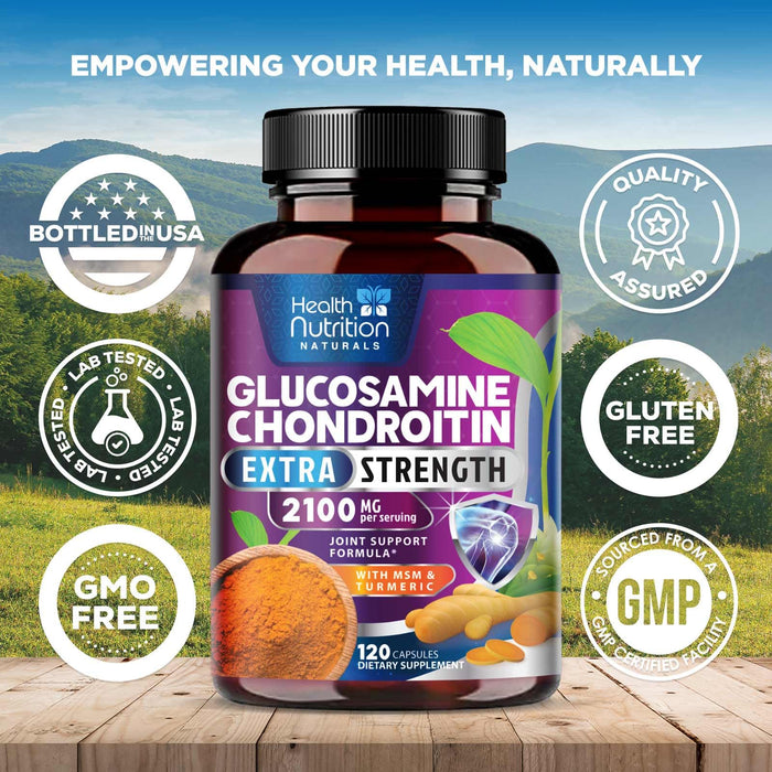 Glucosamine Chondroitin MSM 2100mg Complex – 120 Capsules