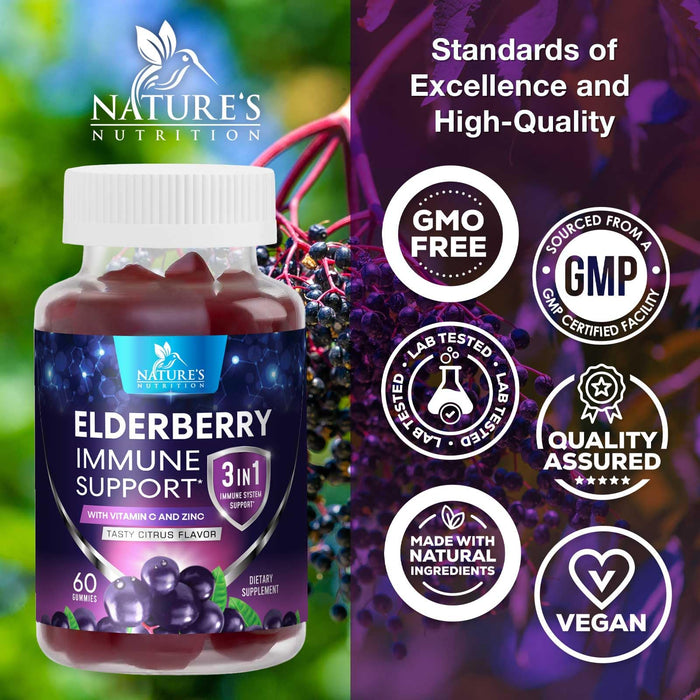 Sambucus Elderberry – 60 Gummies