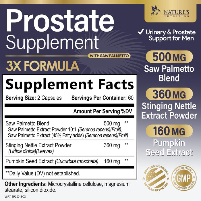 Men’s Prostate Support Formula – 120 Capsules