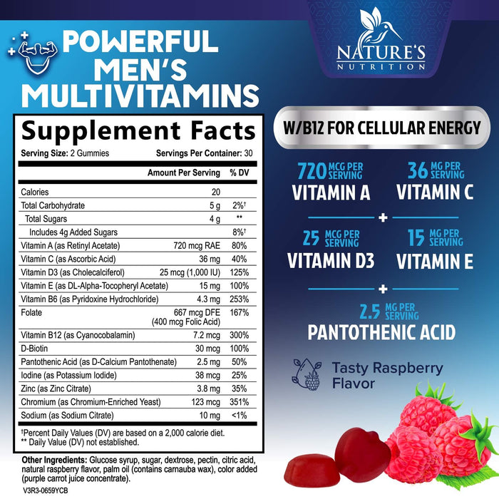 Men’s Daily Multivitamin - 60 Gummies