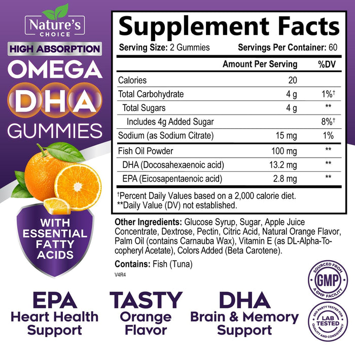 Omega-3 Fish Oil – 120 Gummies
