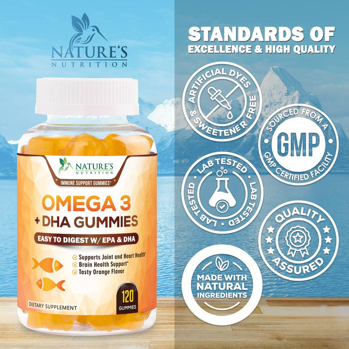 Omega-3 Fish Oil – 120 Gummies