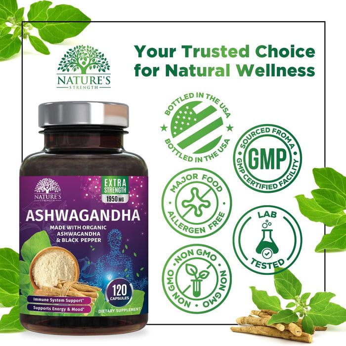Ashwagandha 2100mg – 120 Capsules