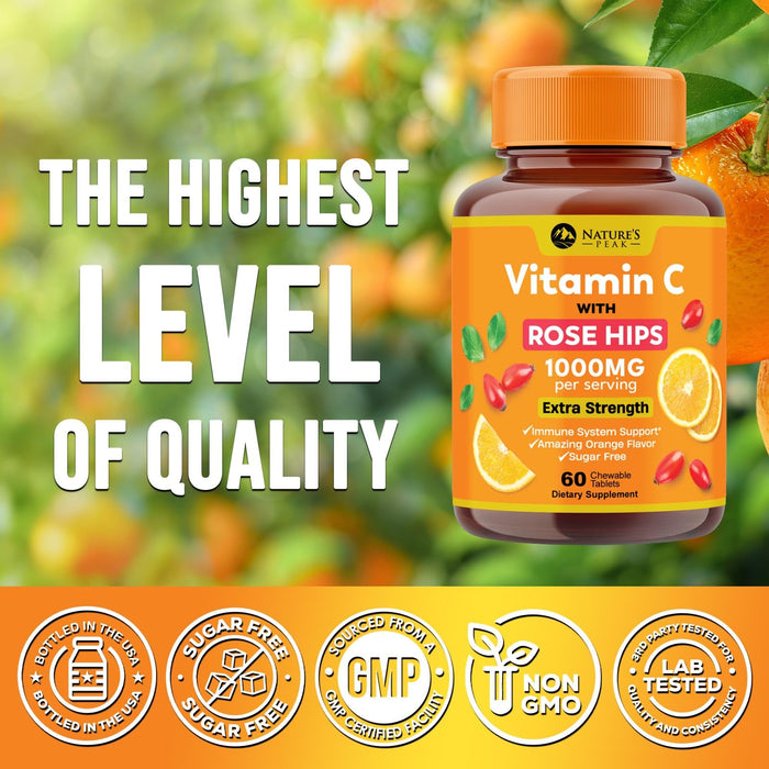 Vitamin C 1000mg Chewable – 60 Tablets