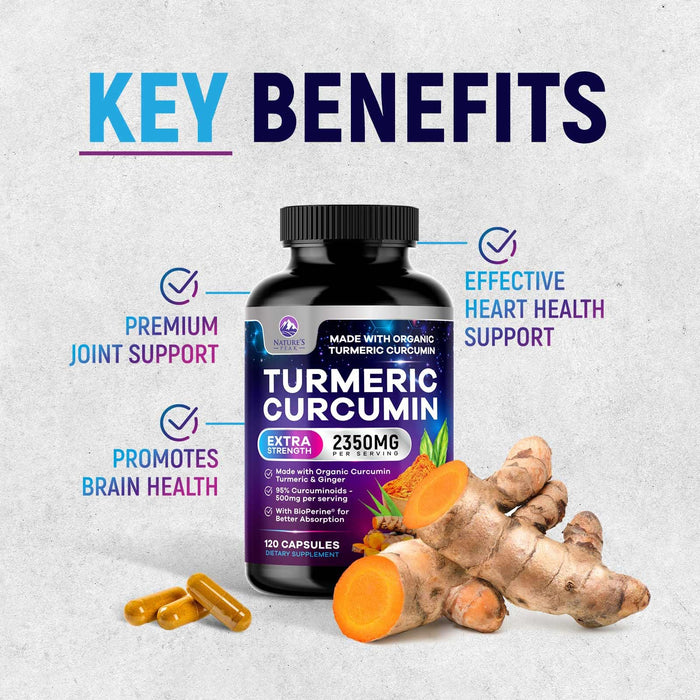 Turmeric Curcumin 2350mg – 120 Capsules
