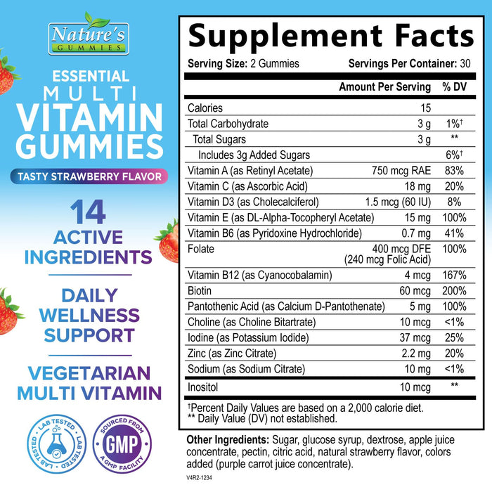 Multivitamin Gummies – 60 Gummies