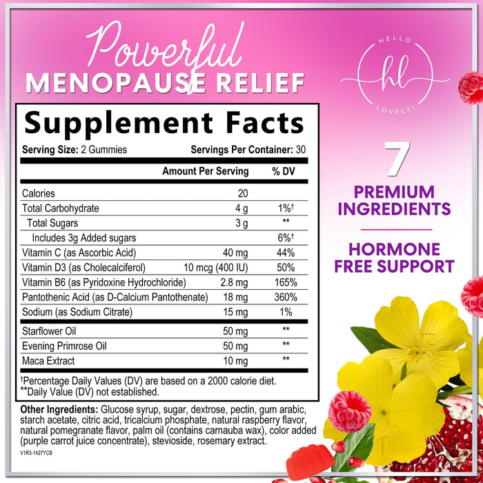 Menopause for Women – 60 Gummies
